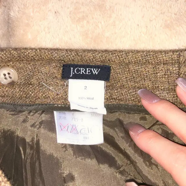 JCREW 일본 빈티지 울스커트