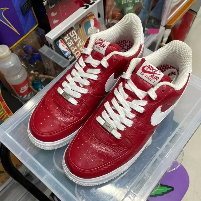 nike x slam jam af1 low supreme red