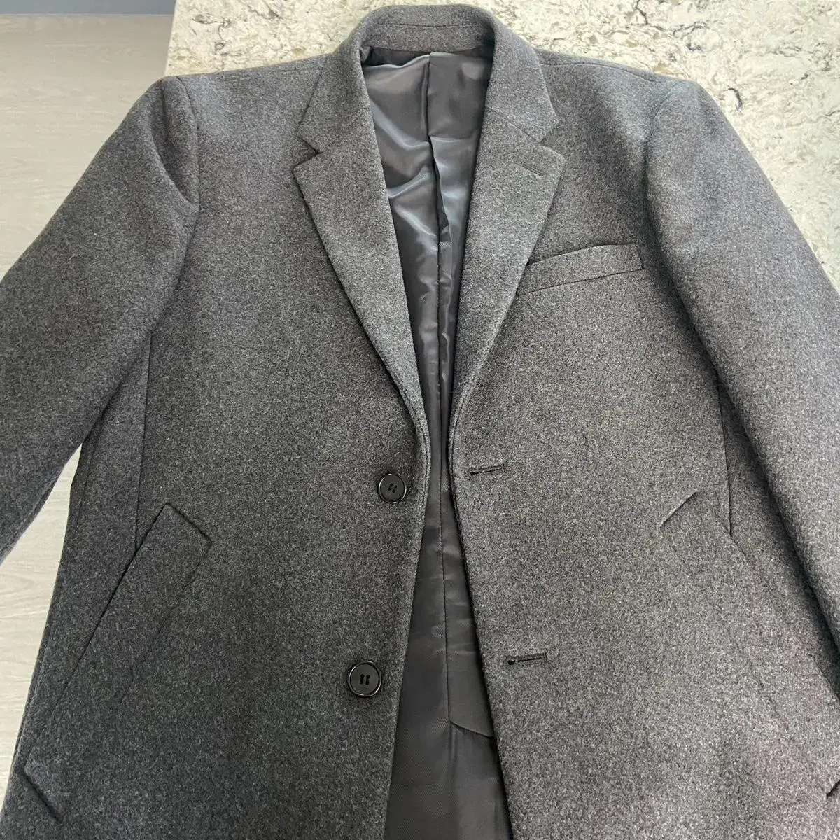 Club Monaco Gray Single Coat