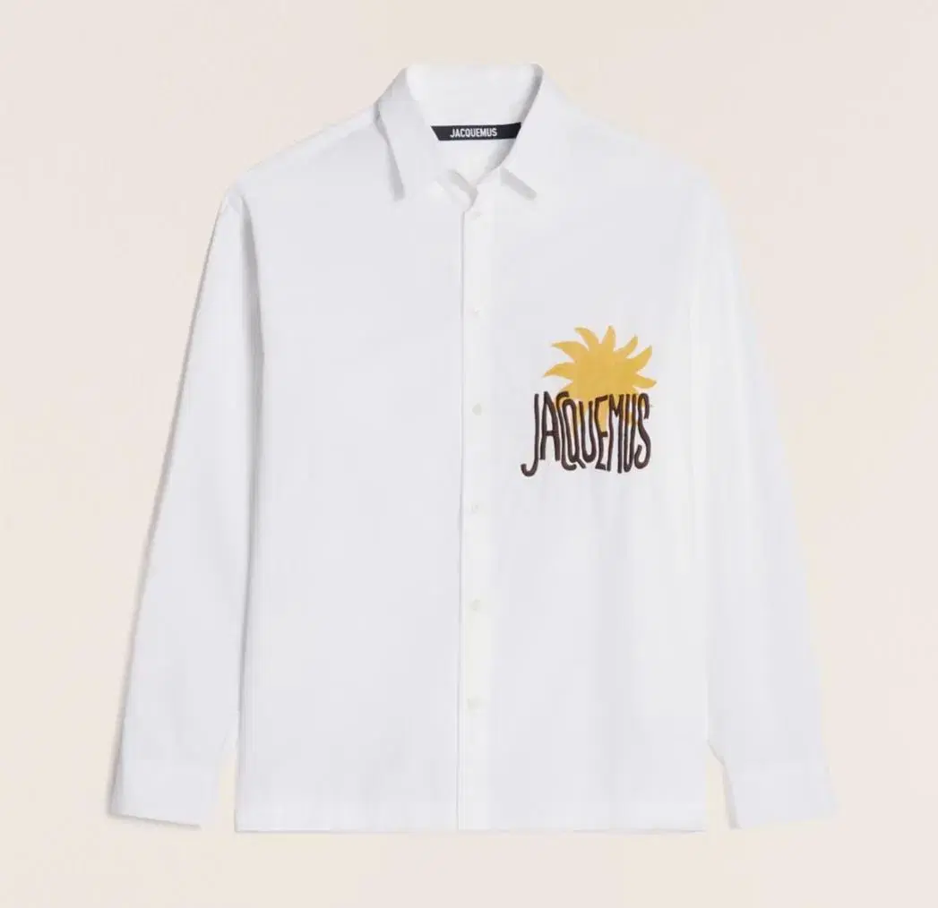 [48] Jacquemus La Chemise Bau Logo Shirt White