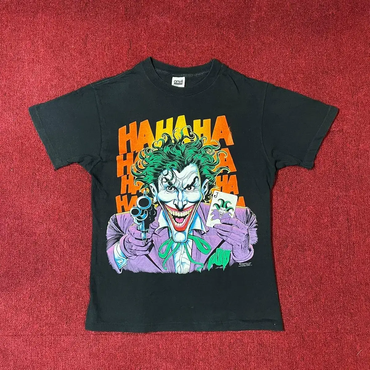 Joker 1989 DC comics 반팔티셔츠