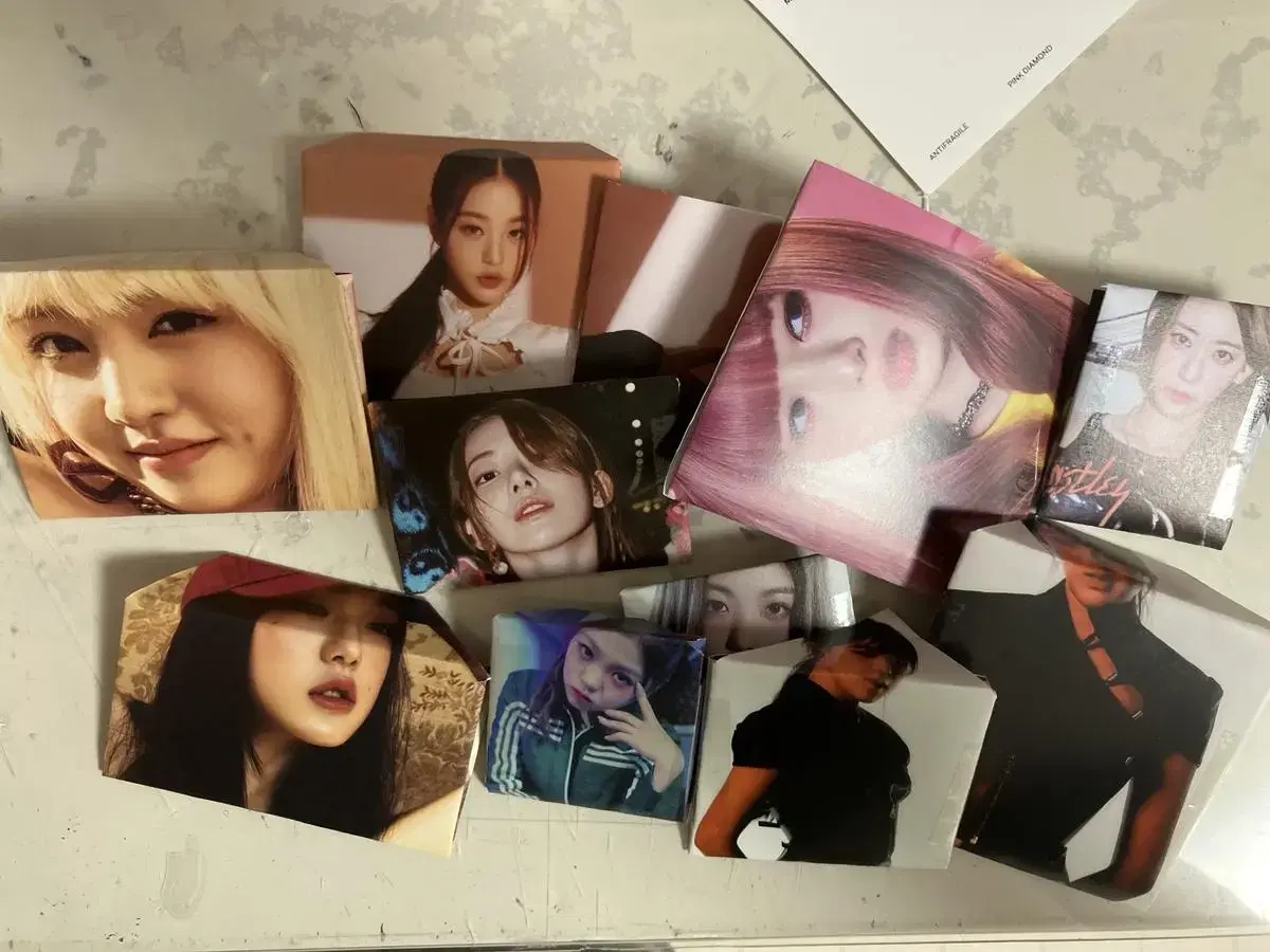 Girl group album envelopes