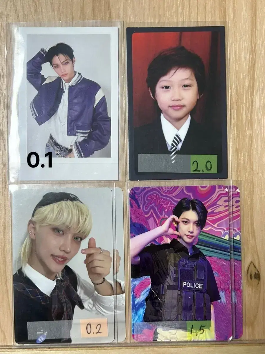 Straykids felix photocards (Ordinary, No E.JI, Christmas Eve, etc.)