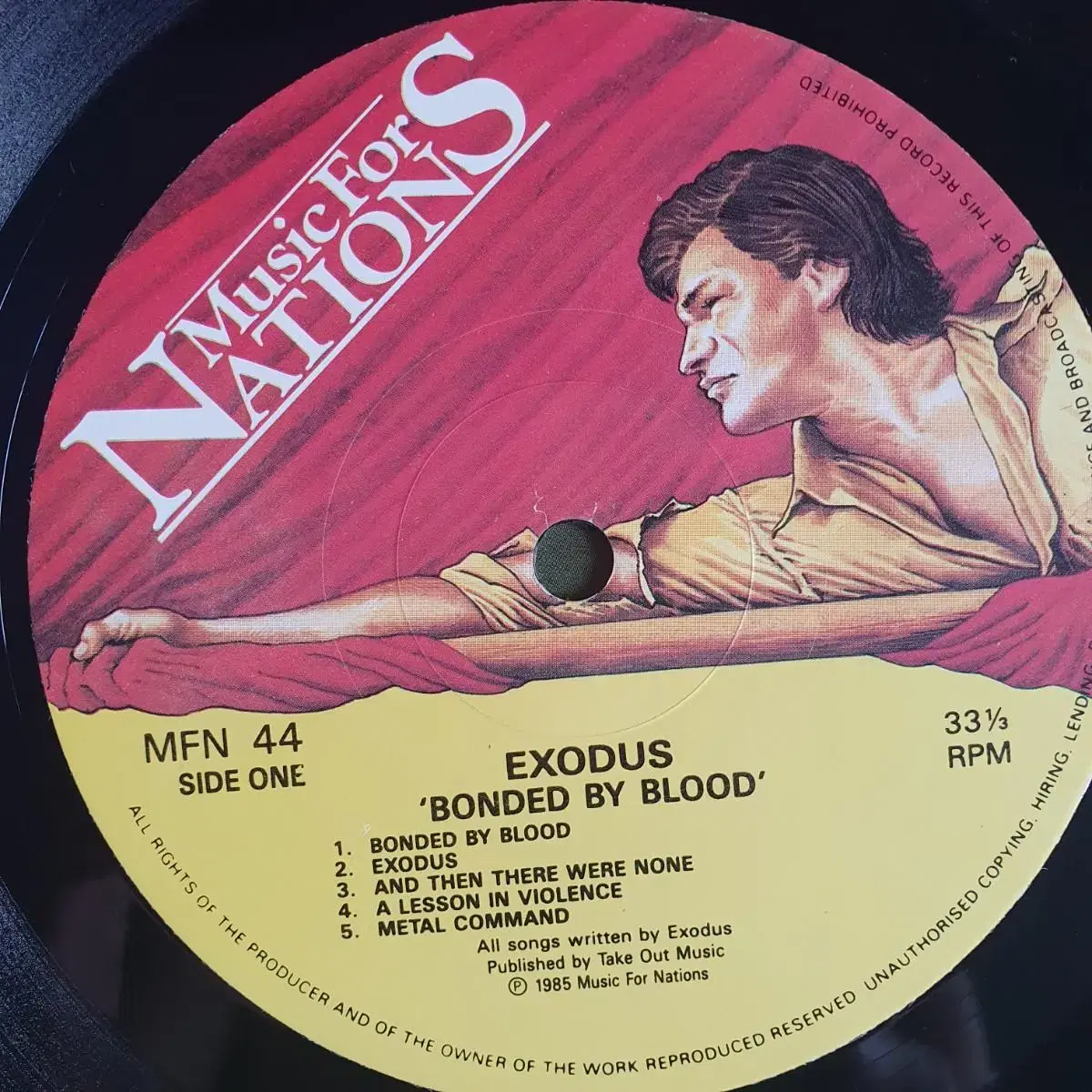 EXODUS - BONDED BY BLOOD LP(영국초반)