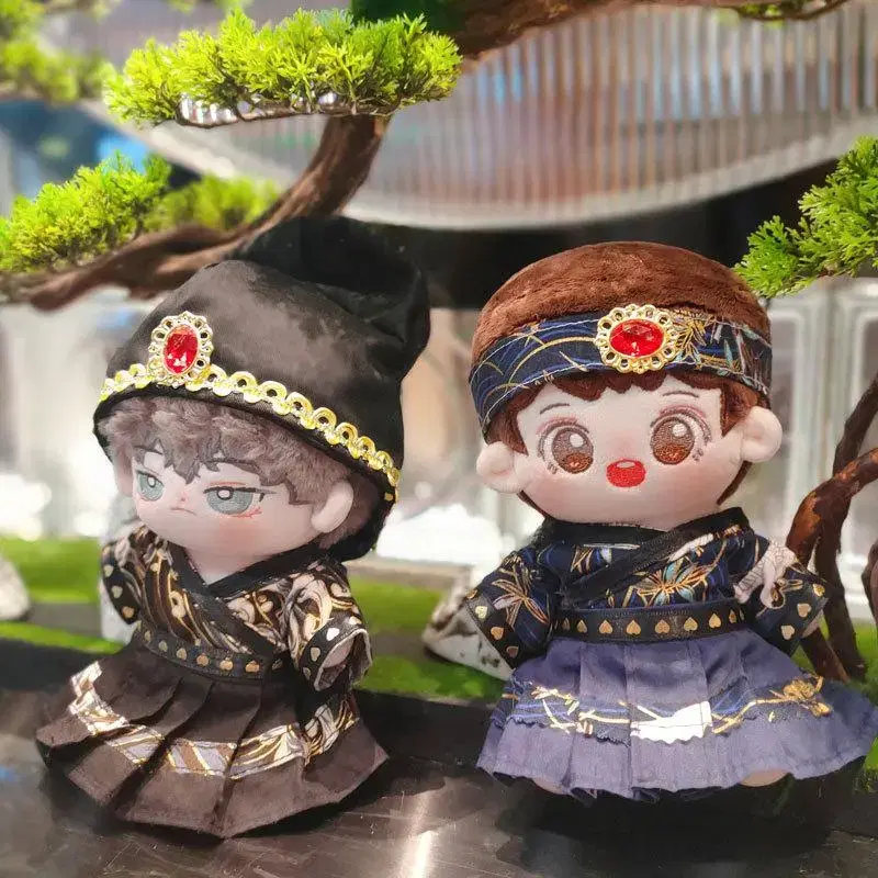 15cm / 20cm 무속성 솜인형 동양풍 솜깅 옷 인형옷 2color