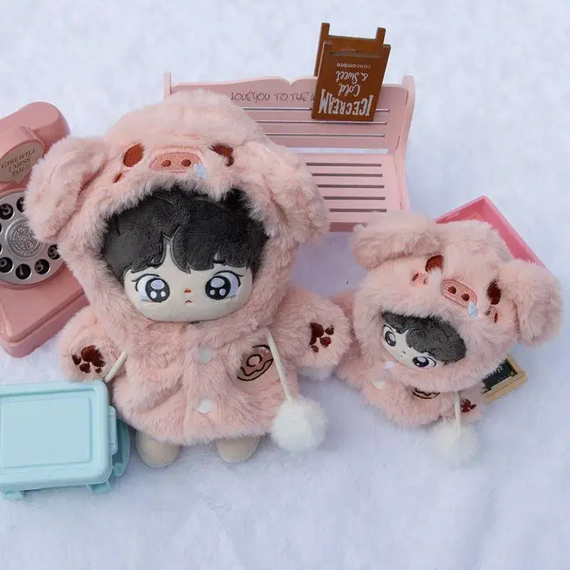 Closet@ 10cm / 20cm Plush Cloak Something Clothes (Panda/Bear/Pig)