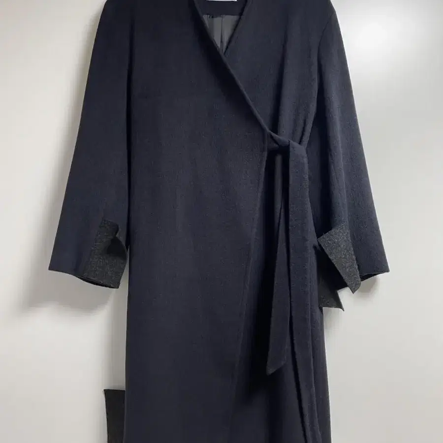 RECTO WRAPPED LONG COAT NAVY