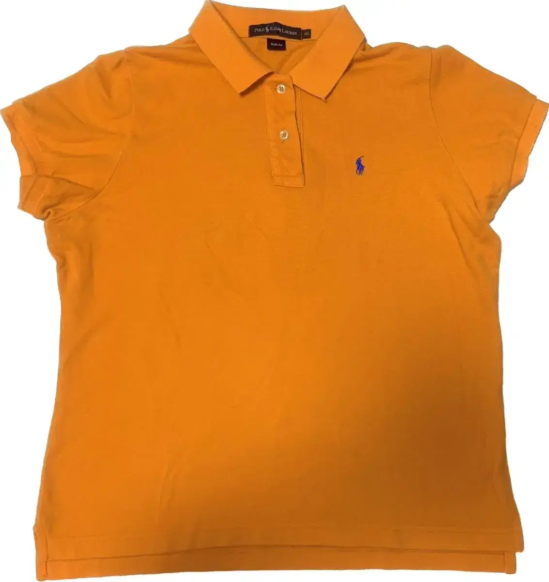 Polo orange short sleeve karati Y2K