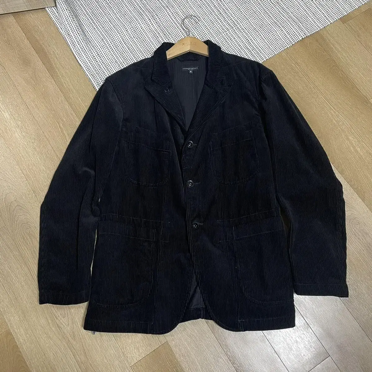 (S)Engineeredgarments Bedford Corduroy Black NigelCarbon Eastrog