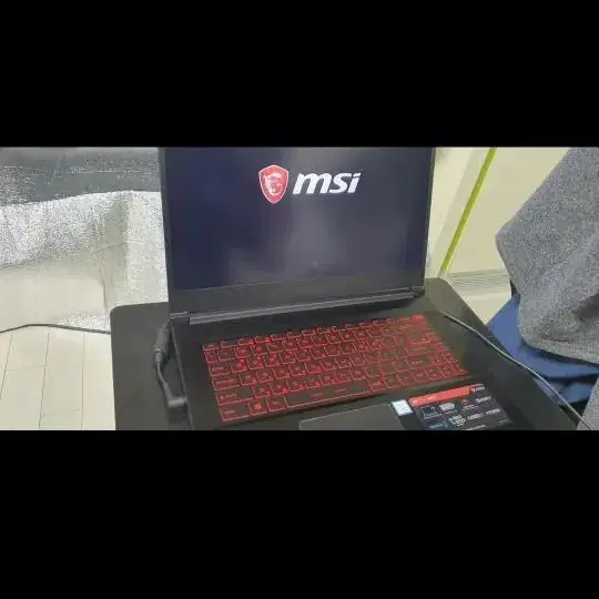 msi 게이밍노트북 i7 8750h/8G/120G/GTX1050 4G/1