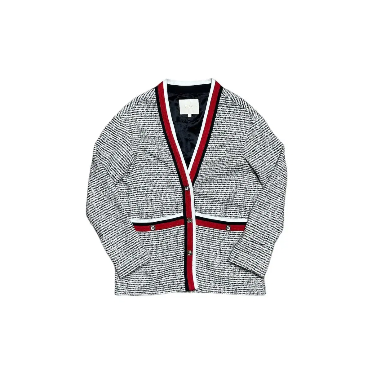 Maje Tweed Cardigan Jacket