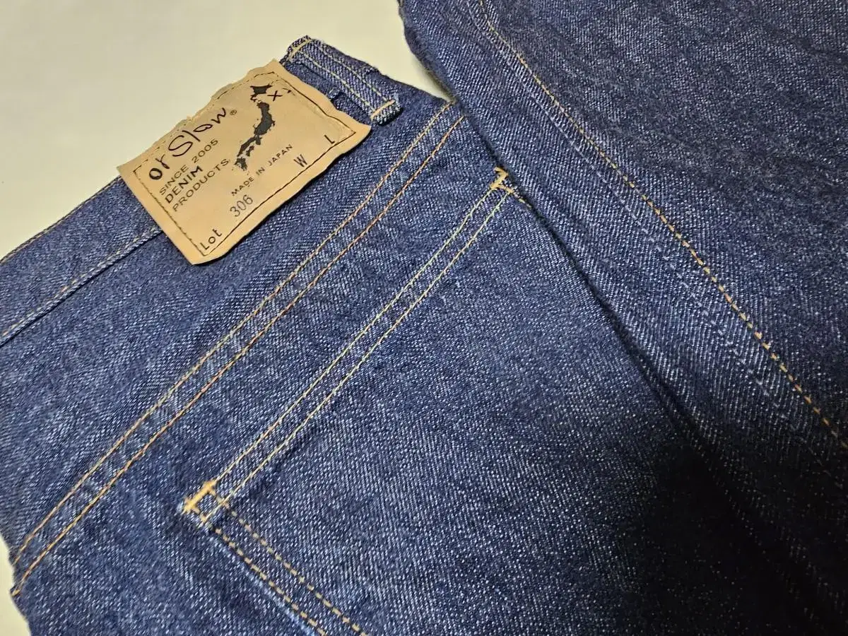 Oerslow lot 306 pencil slim denim 3size