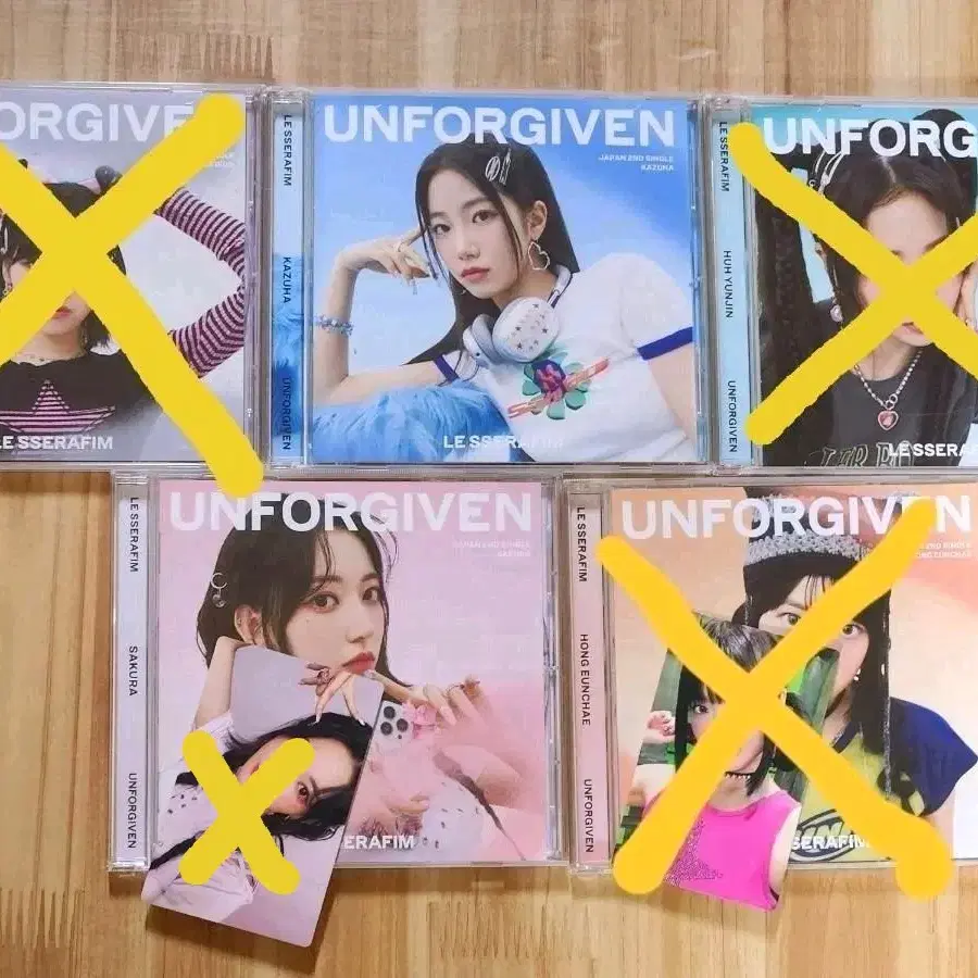 르세라핌 unforgiven 일본 솔로 개봉 앨범 japan