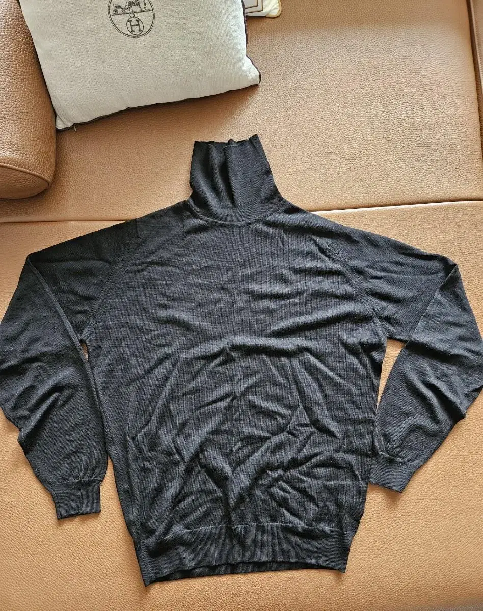 [L]Zones Medley Cornell Pullover Turtleneck Pola - Black