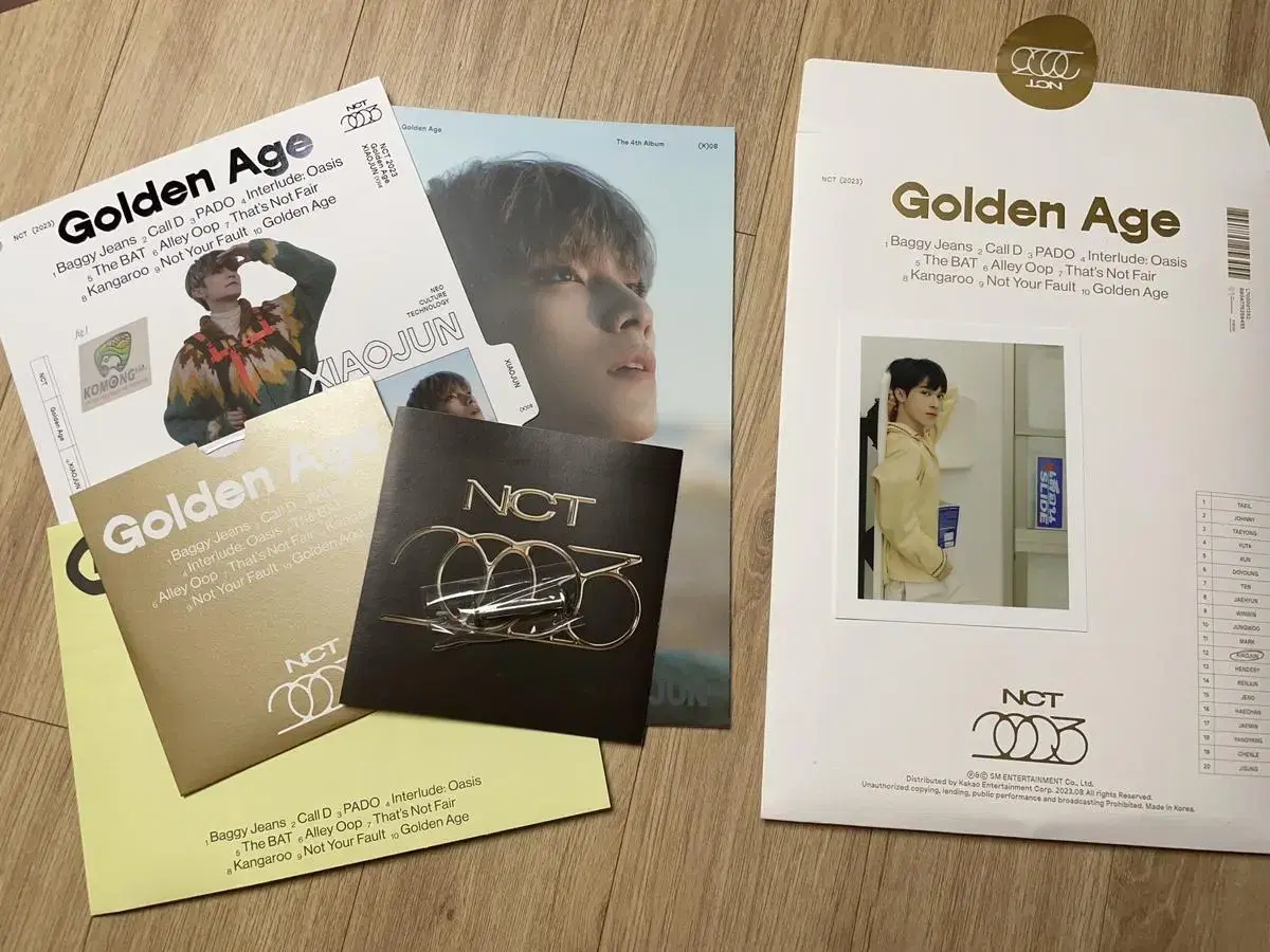 Golden Age nct xiaojun Cover album WTS