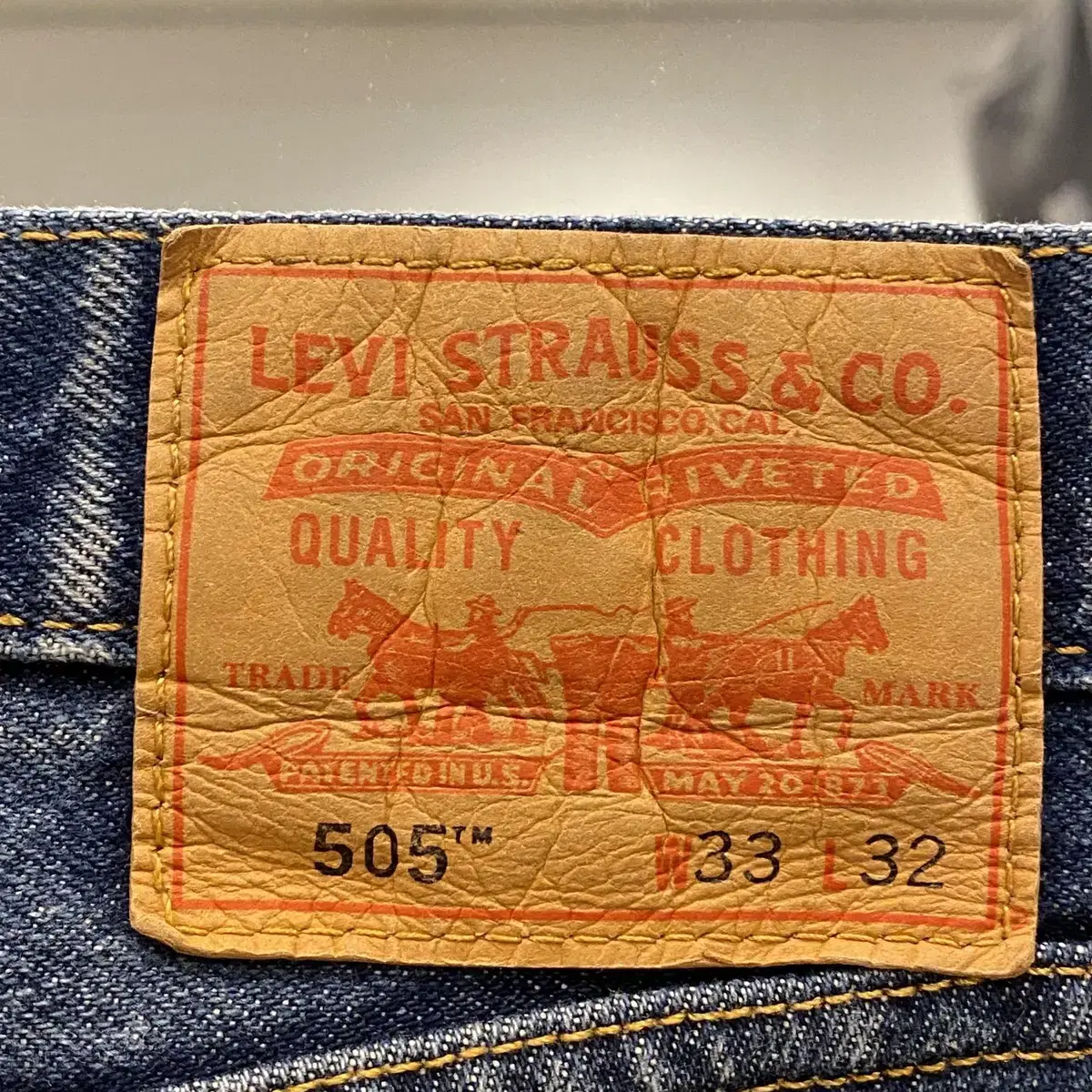 Levis 리바이스 505 데님 팬츠 (33-32inch)