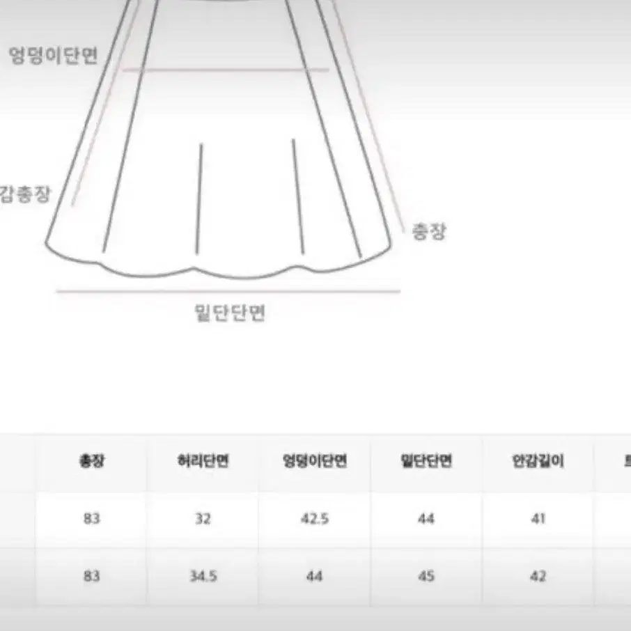 원로그 코듀로이 슬릿 스커트 (S/민트)