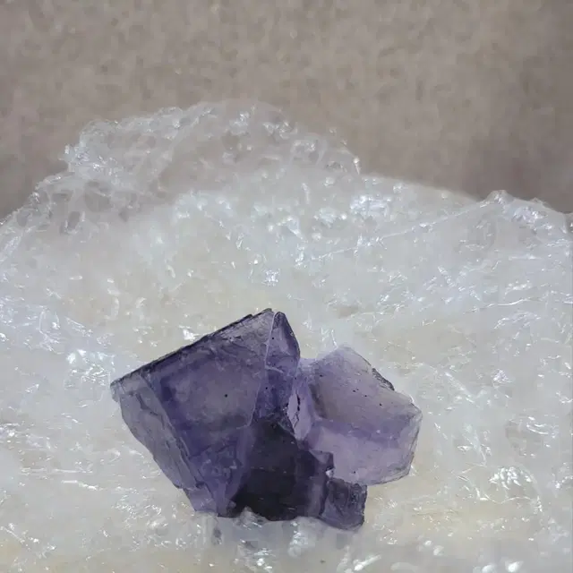 엘림우드산 스펠러라이트 형석 fluorite on sphalerite