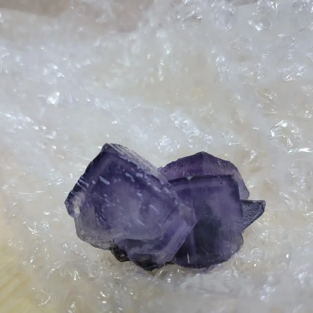 엘림우드산 스펠러라이트 형석 fluorite on sphalerite