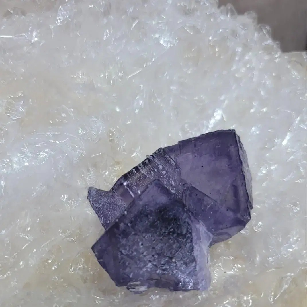 엘림우드산 스펠러라이트 형석 fluorite on sphalerite