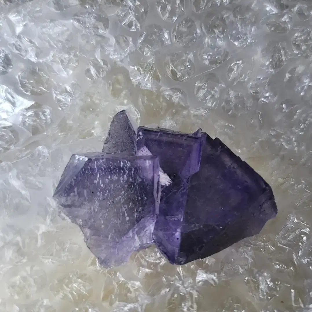 엘림우드산 스펠러라이트 형석 fluorite on sphalerite