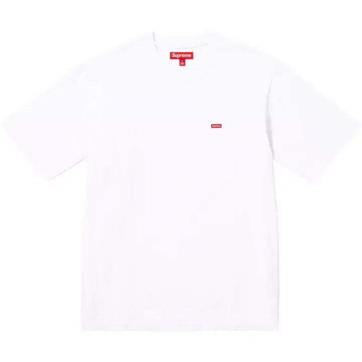 정품 S,M,L,XL 슈프림 스몰 박스 티셔츠 화이트