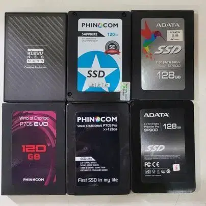 SSD 브랜드랜덤 120GB~128GB 판매합니다