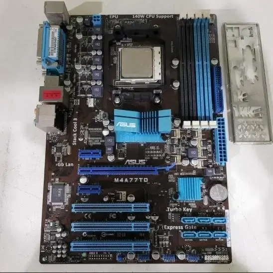 메인보드+CPU ASUS M4A77TD+AMD ATHLON2 450