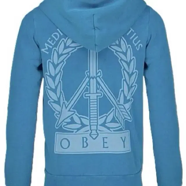 오베이 OBEY Military Zip-up hooded