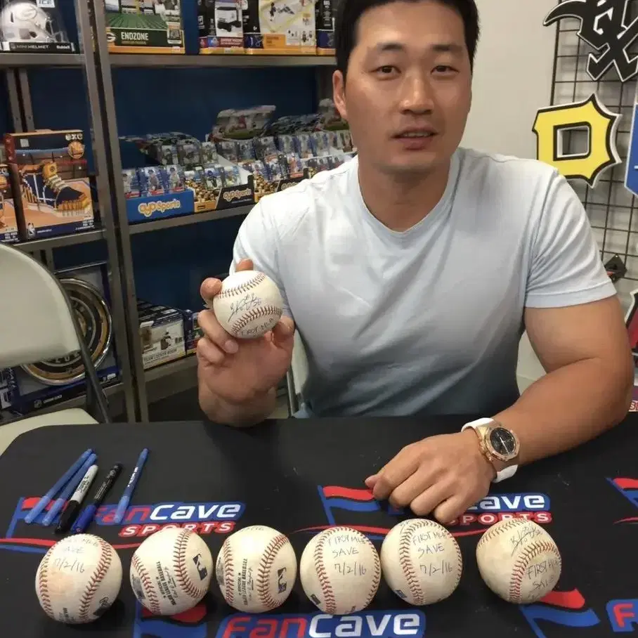 MLB 세인트루이스 오승환 첫세이브 경기 실사용 야구공