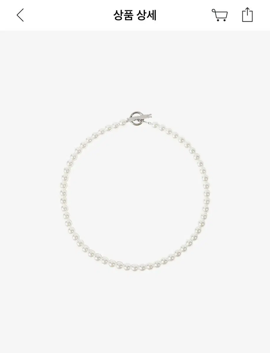 (원가 이하) 르세라핌 진주 목걸이 Pearl Necklace