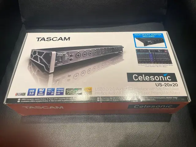 Tascam celesonic us 20*20 오디오 인터페이스