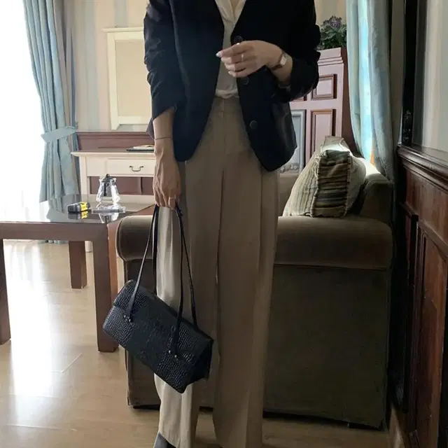 노카라 자켓 데일리자켓