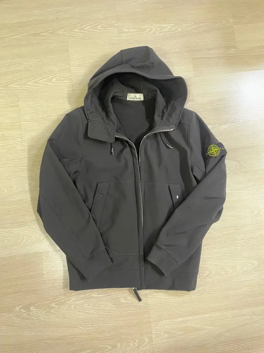 20FW Stone Island Brushed Soft Jacket Black size M