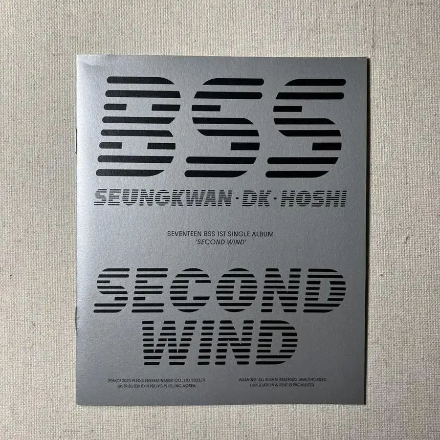 부석순 앨범 Second Wind (포카포함)