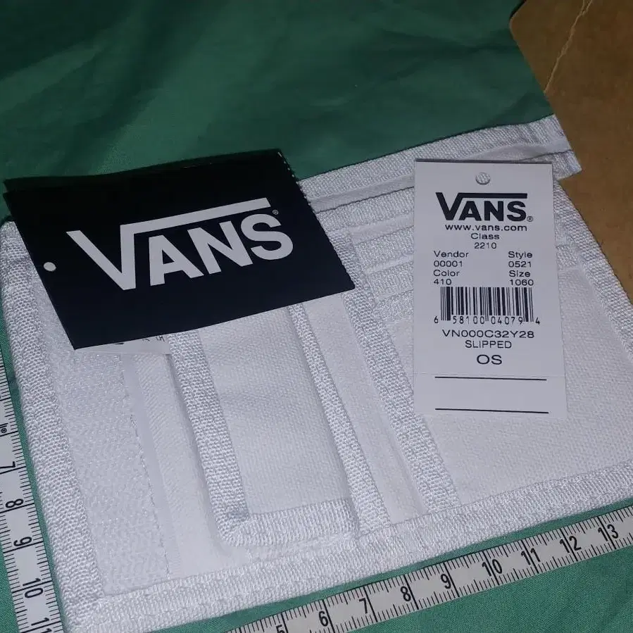 VANS.반스 체커보드 벨크로 지갑 vans wallet