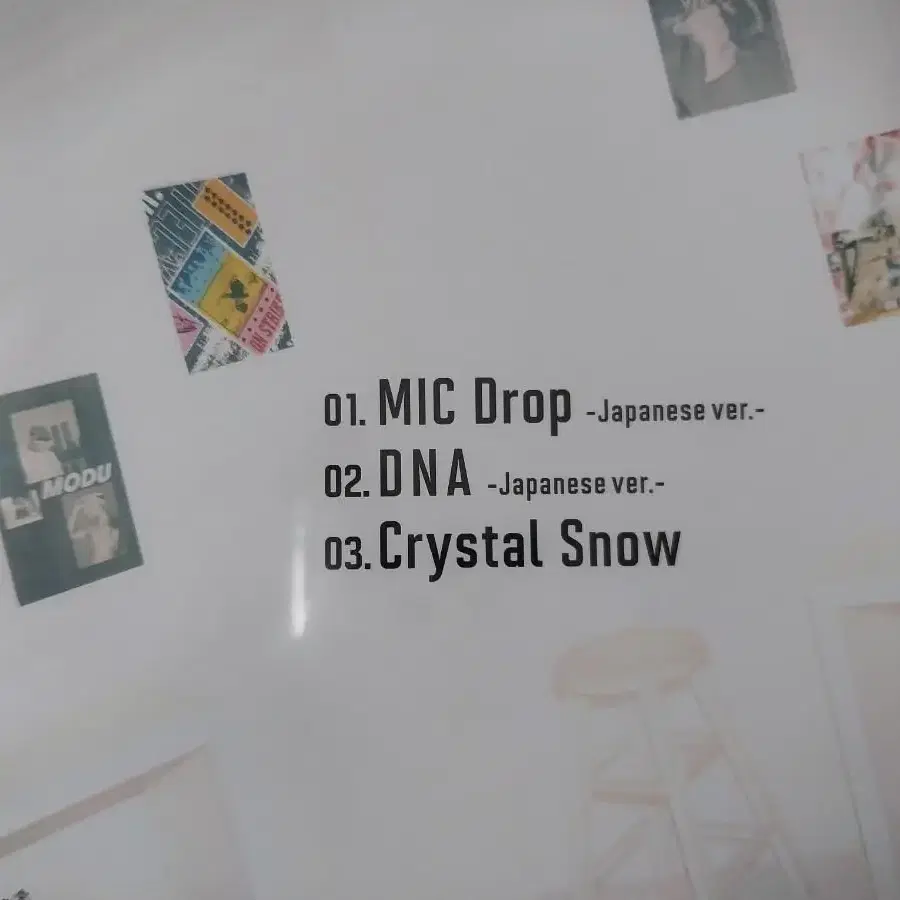 (미개봉)방탄 일본 앨범 MIC Drop/DNA/Crystal Snow