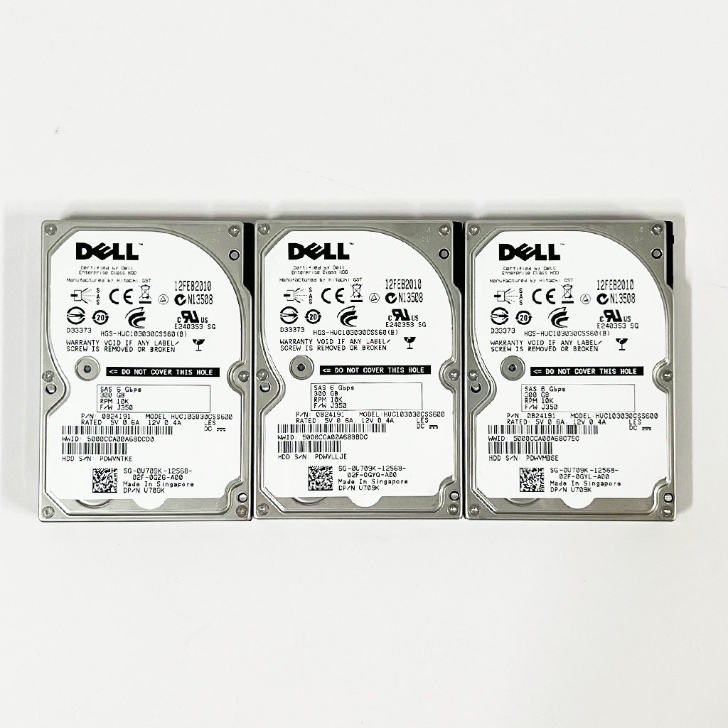 300G/SAS) DELL U709K HUC103030CSS600