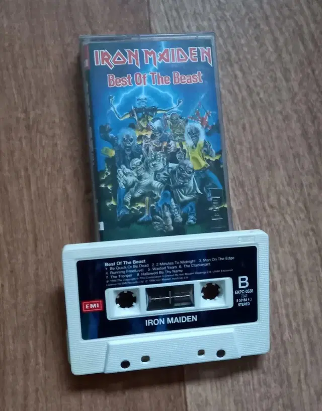 iron maiden 아이언 메이든 카세트테이프