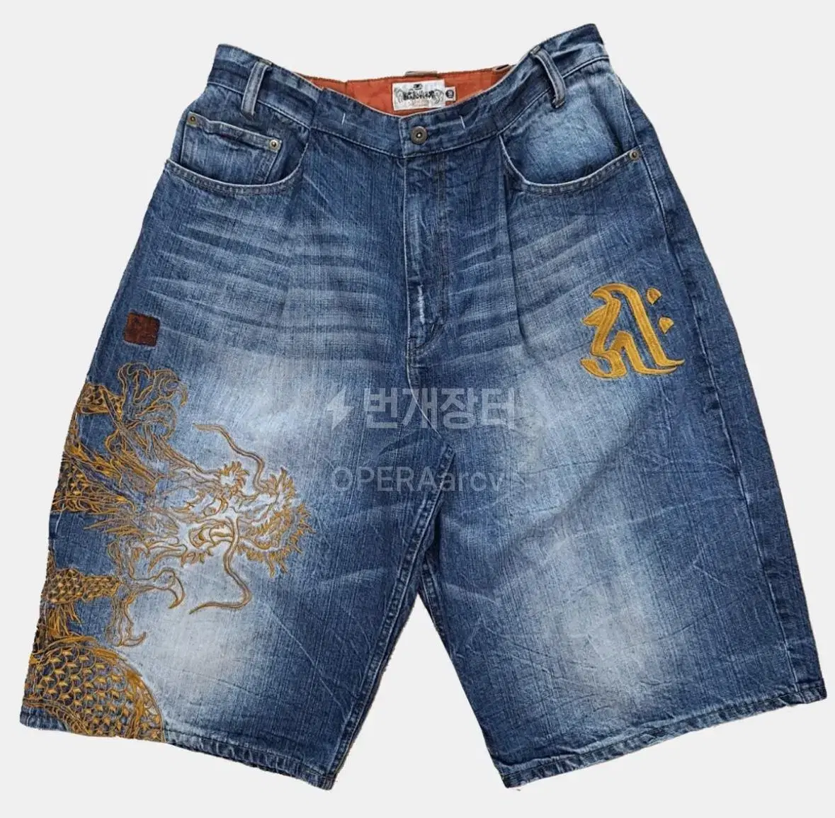 Karakuri Yongjasu Denim Shorts36