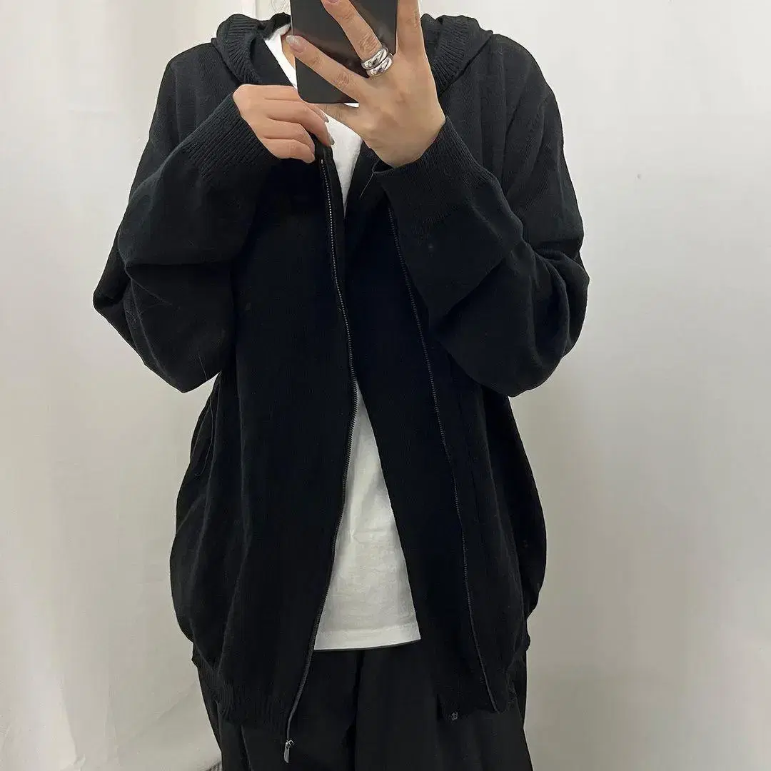 SOLID HOMME knit hoodie