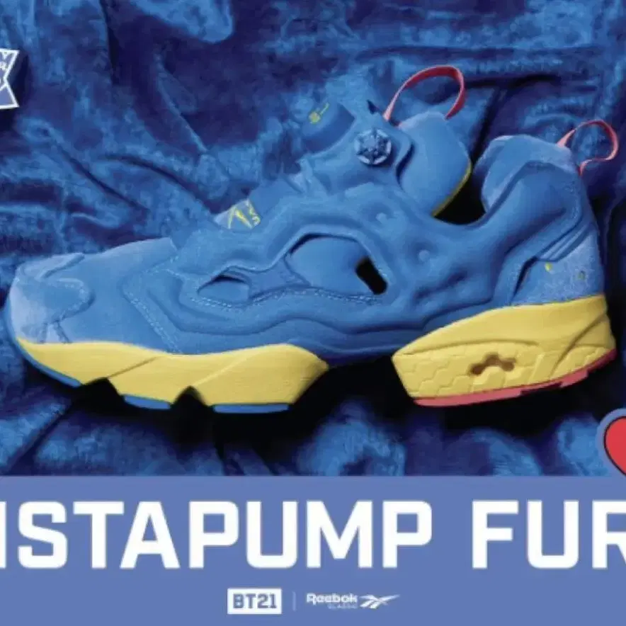 Reebok BT21 LINE FRIENDS X Instapump Fur