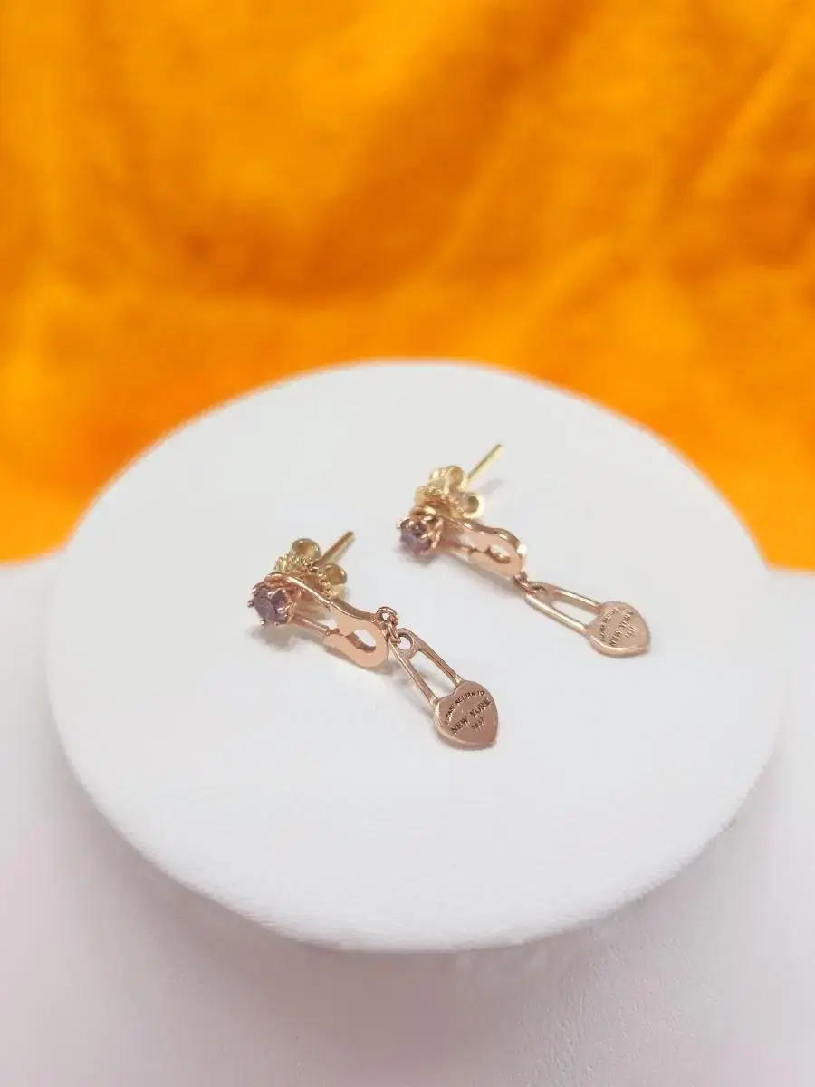 14k Clothespin Earrings