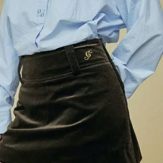 글로니 벨벳 스커트 사이즈 PRIVATE LIBRARY SKIRT