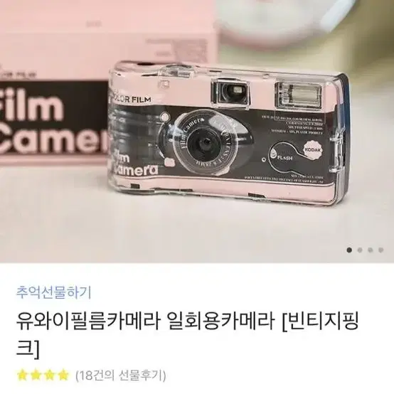 일회용 필름카메라 두 가지