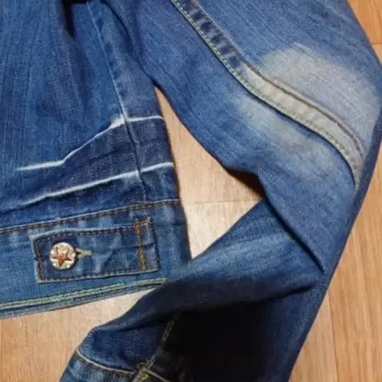 백화점 PEP JEANS 세미크롭 청자켓 새제품