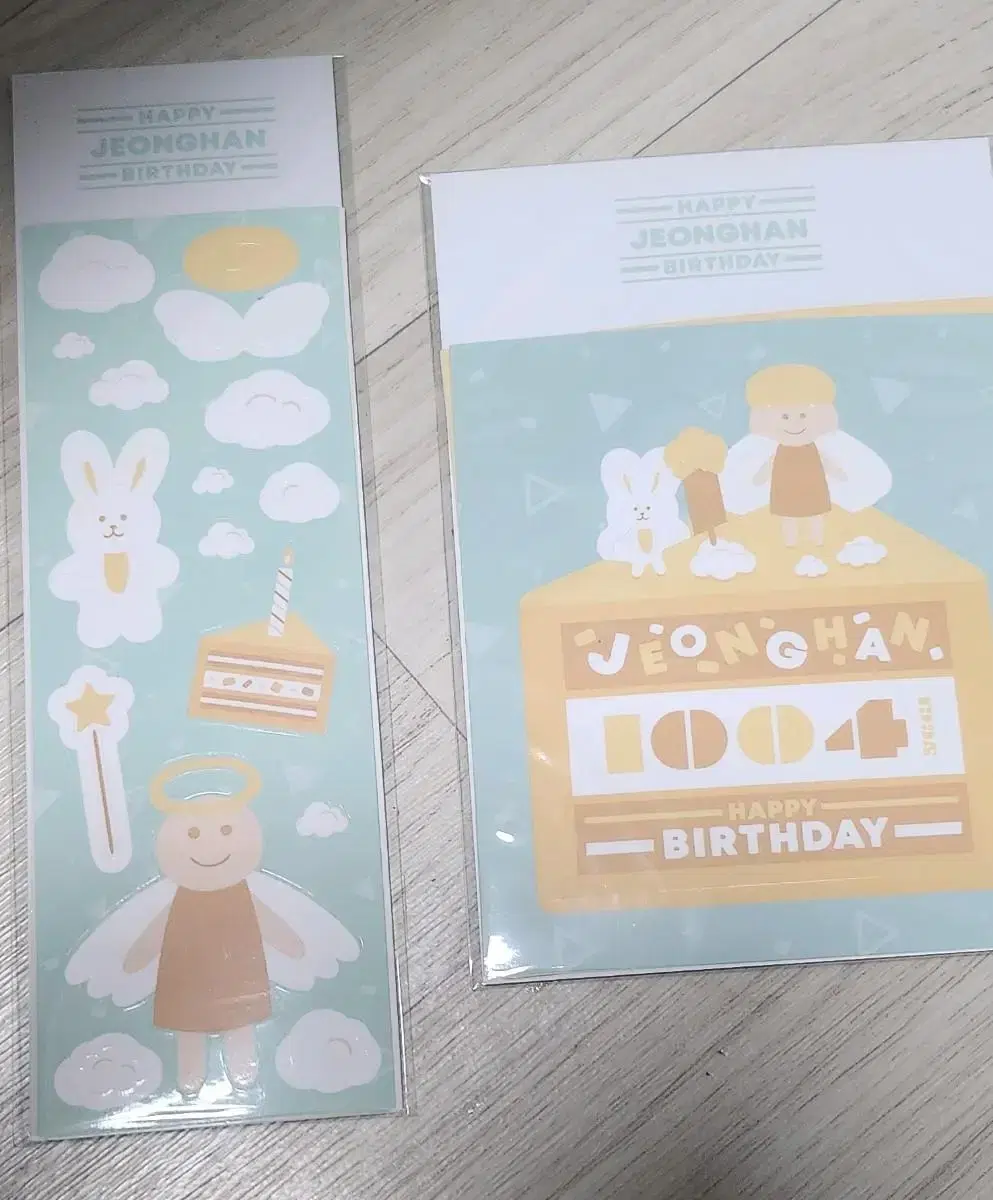 Seventeen jeonghan sells only birthday box stickers (unsealed)