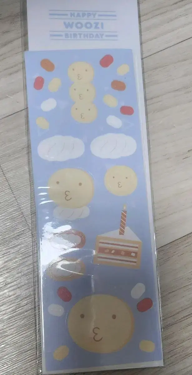 Seventeen woozi sells only birthday box stickers (unsealed, new)