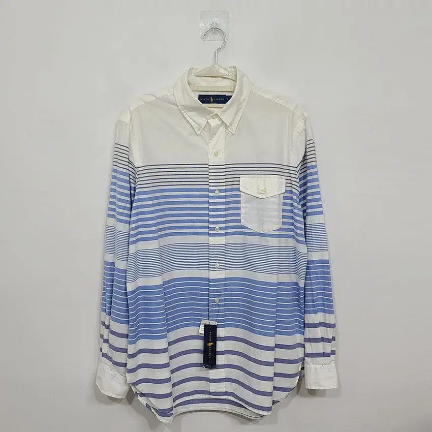 Ralph Lauren-Men's-Long-sleeved shirt/M-Size/K801