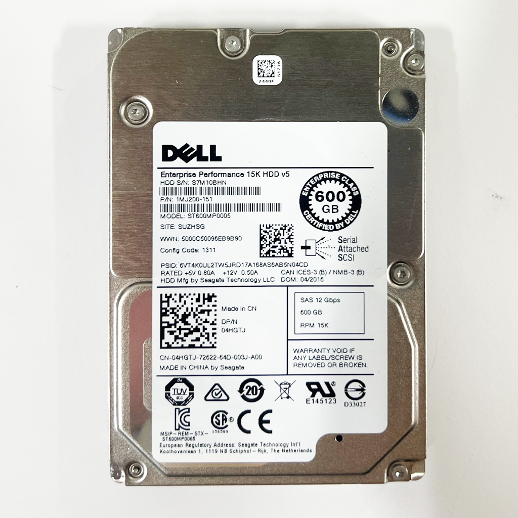 600G/15K) DELL 04HGTJ 2.5인치 SAS HDD